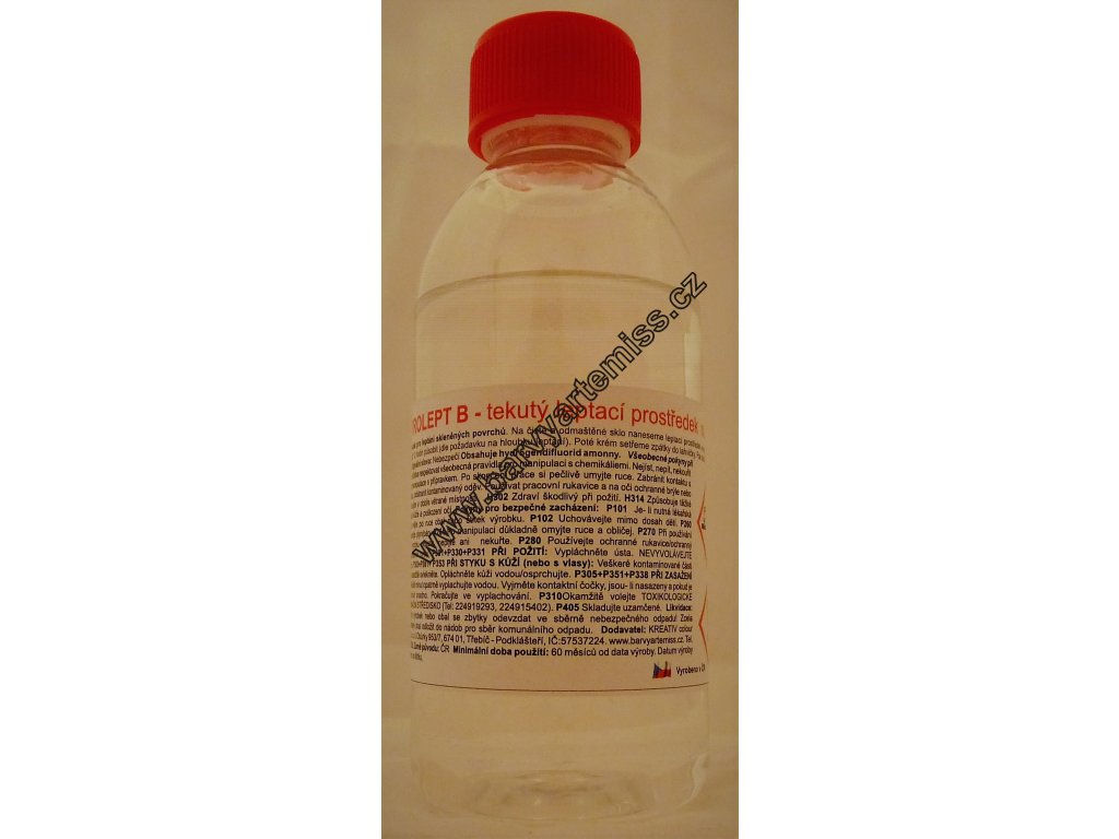 VITROLEPT B - tekutý leptací prostriedok na sklo,40g