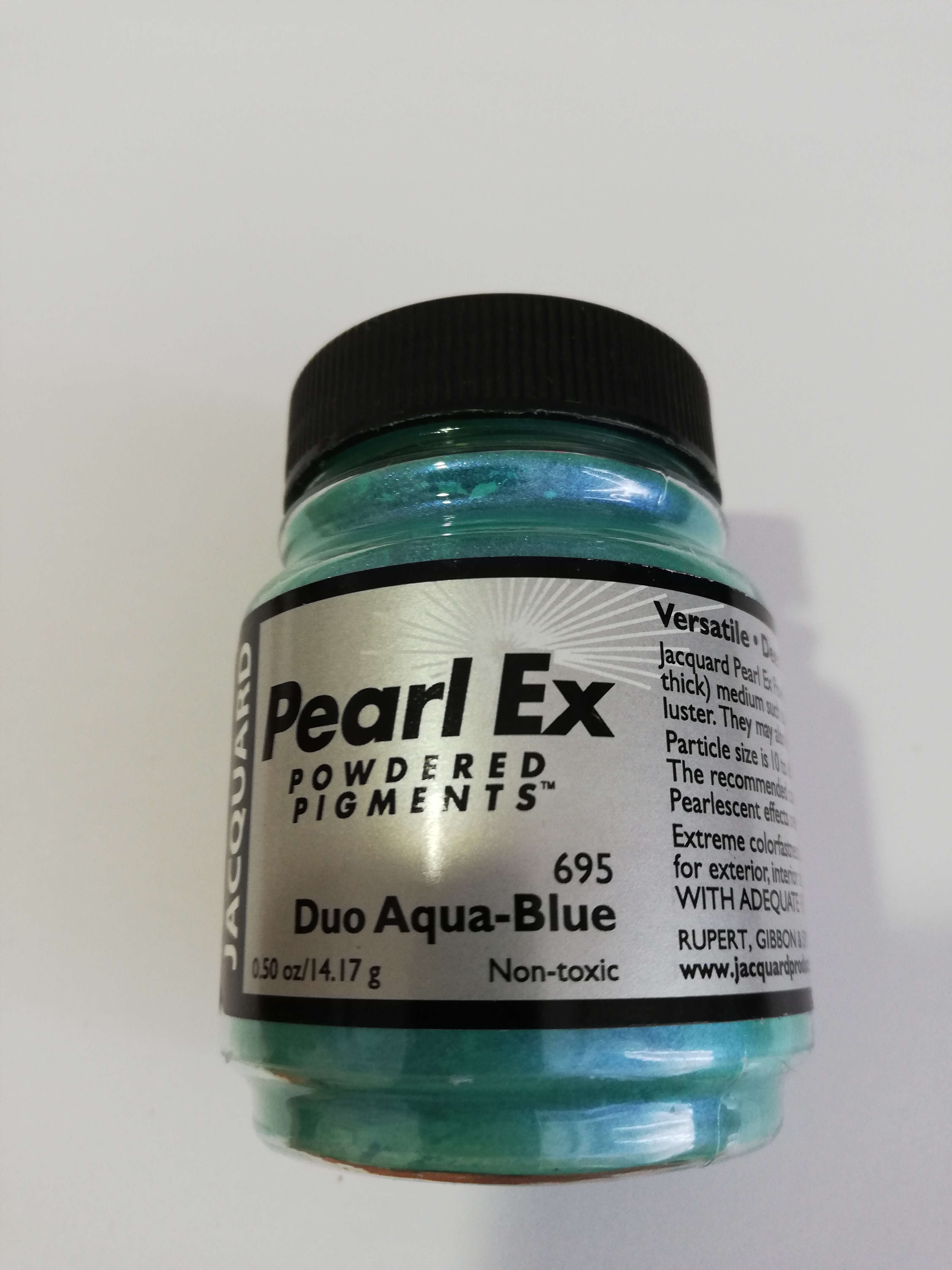 PearlEx - práškový pigment,14 g - 695 duo aqua blue