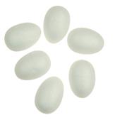 Polystyrénové diely - vajíčka, 6cm - 6ks