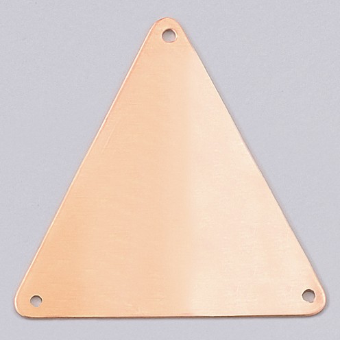 Medený výsek - trojuholník