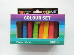 CERNIT Colour set, 10 ks