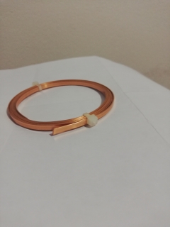 Drôt medený - plochý - 0,3 x 0,7mm, 5m