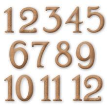 Arabské číslice, 15ks - 2cm