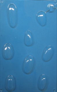 Plastová forma - prívesok kvapky, 8ks