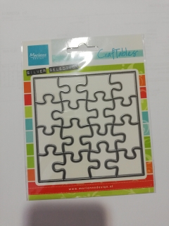Vyrezávacia kovová šablóna - puzzle