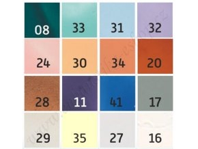 Farebné vosky sada - pastelové farby, 16ks