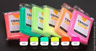 CERNIT Neon Light,  blok 56/62 g - rôzne farby