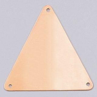 Medený výsek - trojuholník
