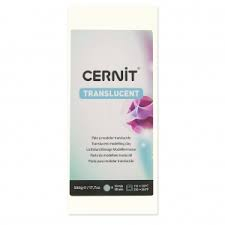 CERNIT Translucent, blok 500g - priesvitná biela