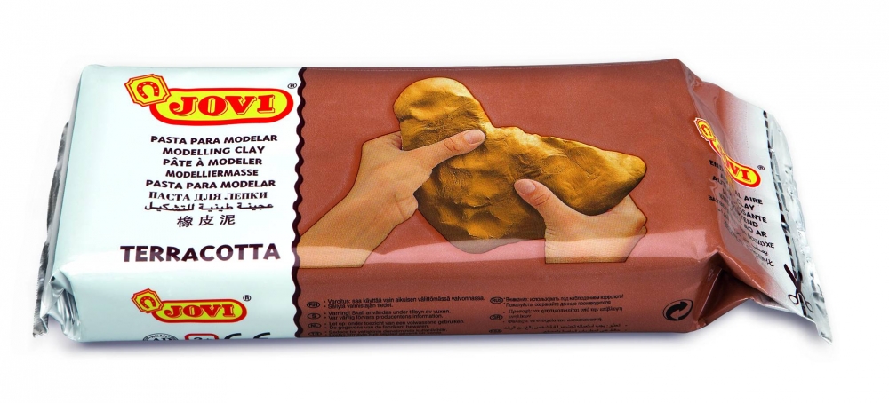 JOVI samotvrdnúca  modelovacia hmota - hnedá,500g